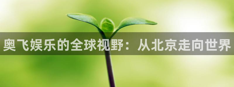 彩易通app下载：奥飞娱乐的全球视野：从北京走向世界